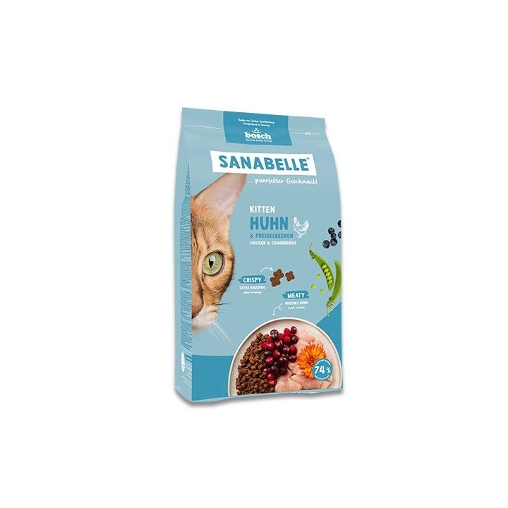 BOSCH Sanabelle Life Kitten chicken & cranberries - dry cat food - 8kg
