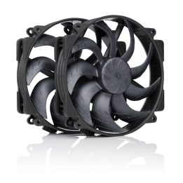 NF-A14x25r G2 PWM Sx2-PP chromax.black - dual fan set black
