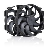 NF-A14x25r G2 PWM Sx2-PP chromax.black - dual fan set black