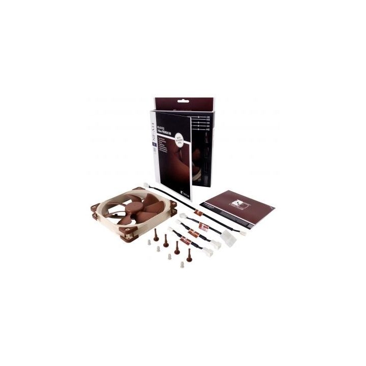 Noctua NOC-NF-A14-FLX computer cooling component Computer case Fan 14 cm Beige Brown