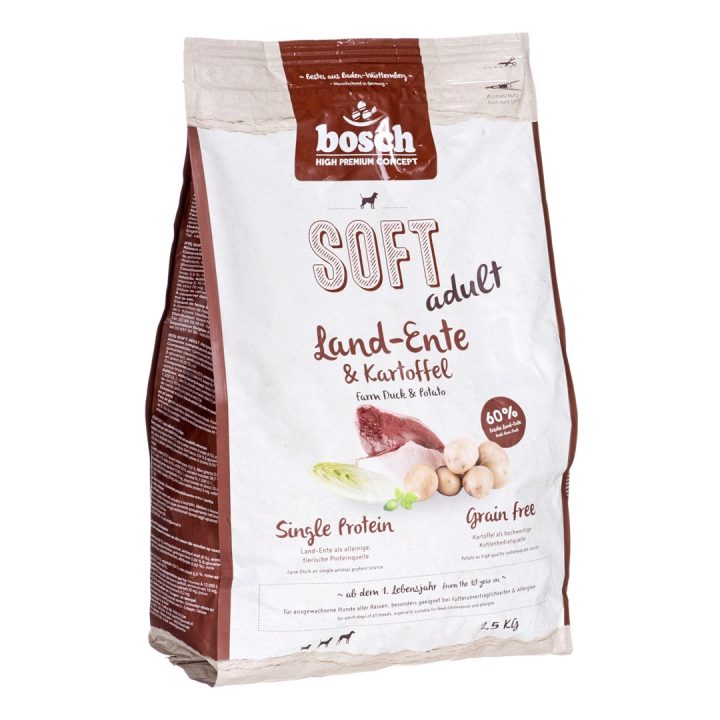 bosch Tiernahrung 4015598009225 dogs dry food 2.5 kg Adult Duck Potato