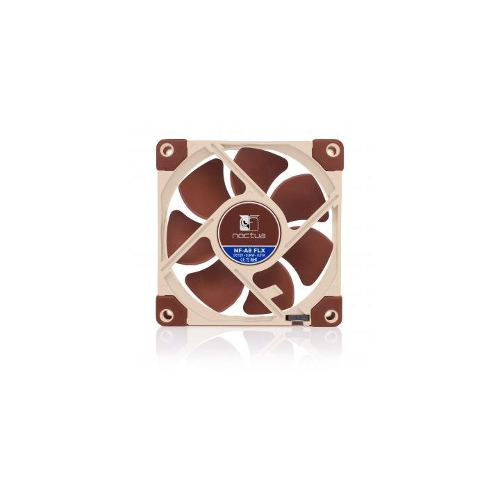 Noctua NOC-NF-A8-FLX computer cooling component Computer case Fan 8 cm Beige Brown 1 pc(s)