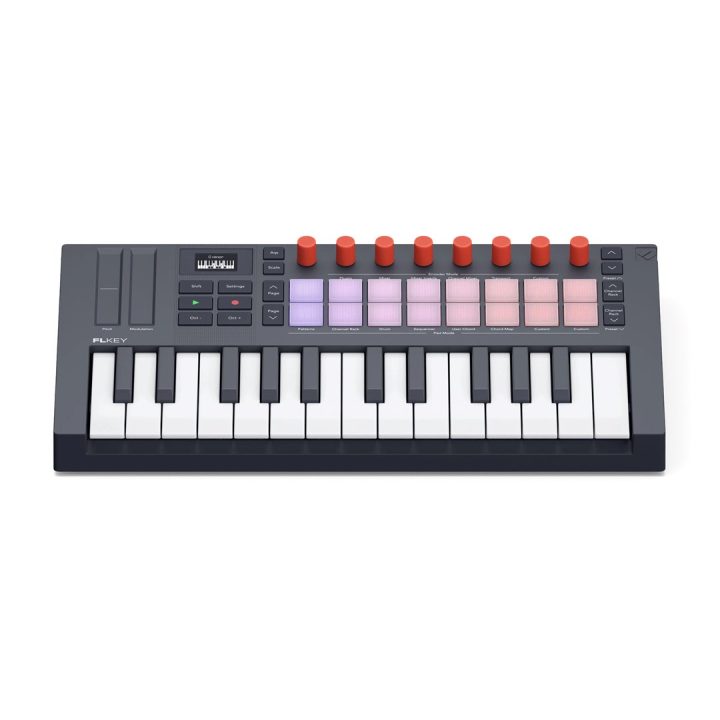 Novation FLKEY 2 Mini 25 - MIDI keyboard dedicated to FL Studio software 25 keys.