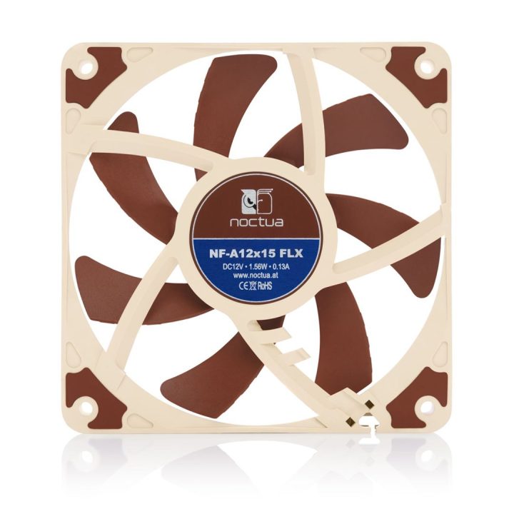 Noctua NF-A12x15 FLX Computer case Fan 12 cm Beige Brown