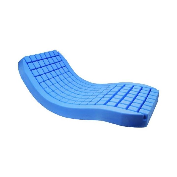 Rehabilitation and anti-decubitus dual function mattress Polyplot Blue