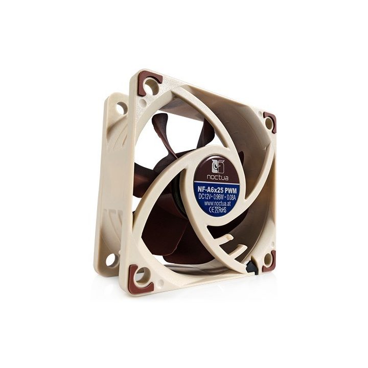 Noctua NF-A6x25 PWM Computer case Fan 6 cm Beige Brown