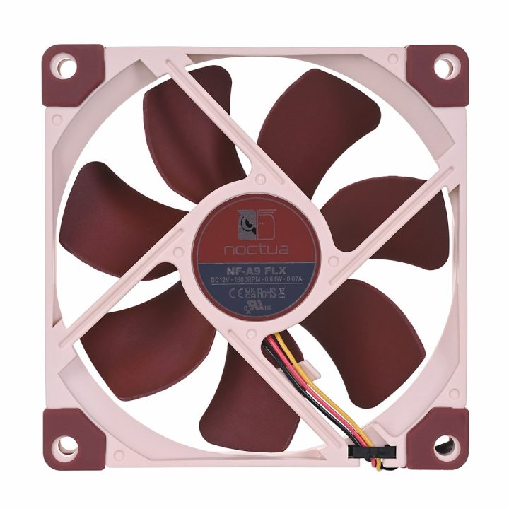 Noctua NF-A9 FLX computer cooling system Computer case Fan 9.2 cm Beige Brown