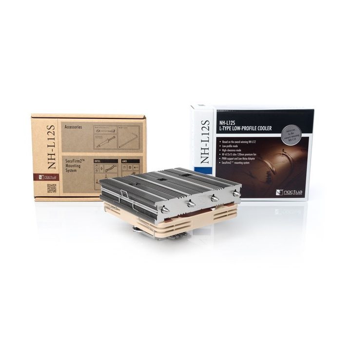 Noctua NH-L12S computer cooling component Processor Cooler 12 cm Beige Nickel