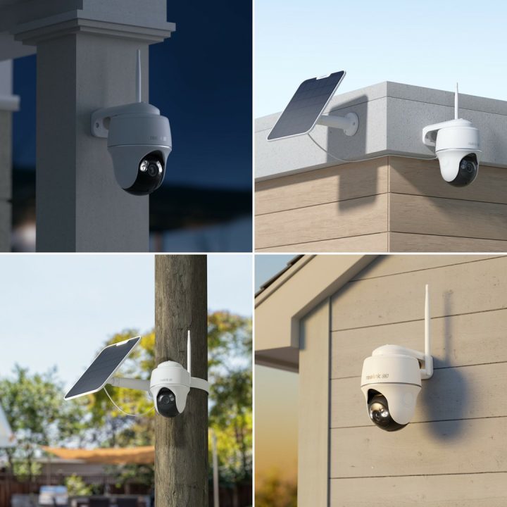 Reolink Argus Series B440 - 4K Outdoor Battery Camera Pan & Tilt Person/Vehicle/Animal Detection Color Night Vision