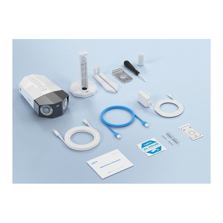 Reolink Duo Series W730 - 4K Outdoor Wi-Fi Camera Dual-Lens 180° Panoramic View Person/Vehicle/Animal Detection