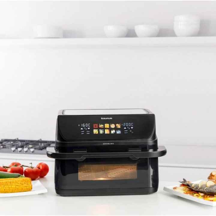 Fat-free deep fryer with long basket and grill Taurus 973004000