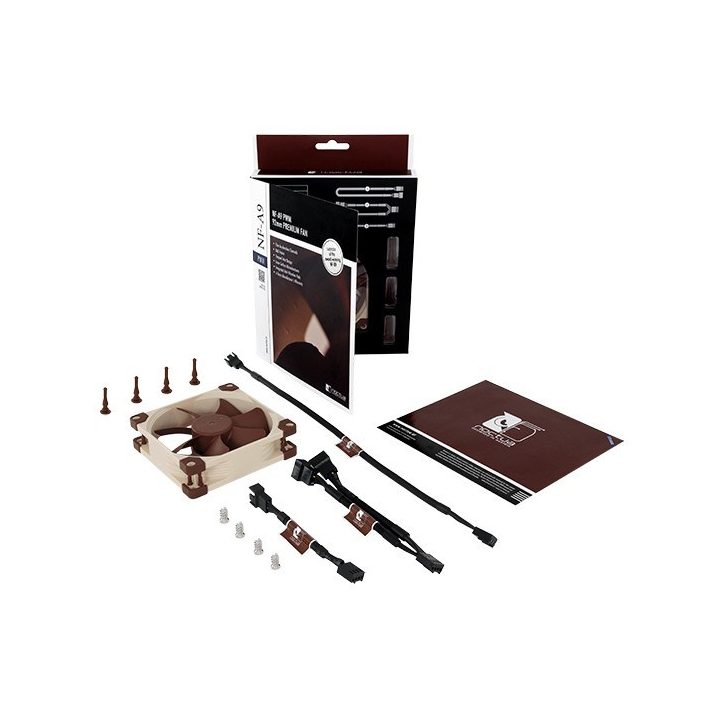 Noctua NF-A9 PWM computer cooling system Computer case Fan 9.2 cm Beige Brown