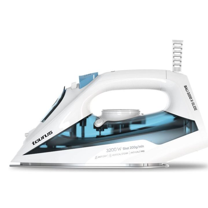 Taurus BALI 3200 X-SLIDE Dry & Steam iron Ceramic soleplate 3200 W Blue White