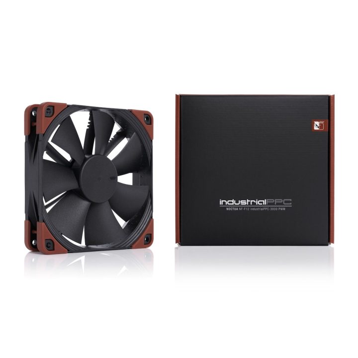 Noctua NF-F12 industrialPPC-3000 PWM Computer case Fan 12 cm Black Brown