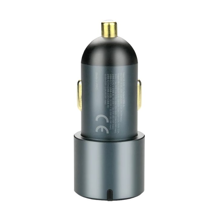 Car charger everActive CC-40Q USB QC3.0 + 2x USB-C PD 60W