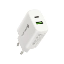 Charger 1 x USB Quick Charge 3.0 1 x USB-C PD PPS 25W white