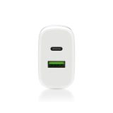 Charger 1 x USB Quick Charge 3.0 1 x USB-C PD PPS 25W white