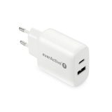 Charger 1 x USB Quick Charge 3.0 1 x USB-C PD PPS 25W white