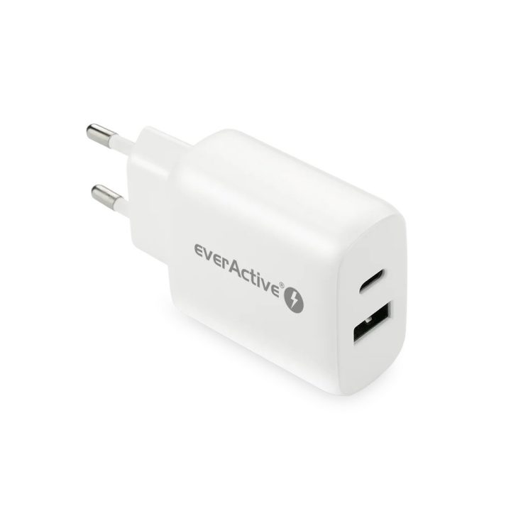 Charger 1 x USB Quick Charge 3.0 1 x USB-C PD PPS 25W white