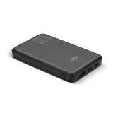 Powerbank 10 000mAh 1x USB 2x USB-C 20W QC4+ LCD screen black