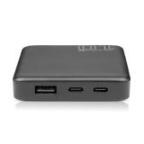 Powerbank 10 000mAh 1x USB 2x USB-C 20W QC4+ LCD screen black
