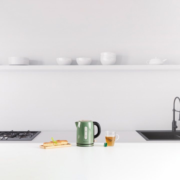 Taurus Vintage Compact Olive 1l Electric Kettle 958576000