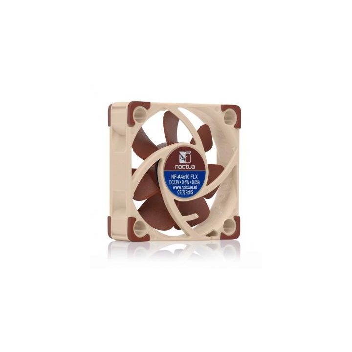 Noctua NOC-NF-A4X10-FLX computer cooling component Computer case Fan 4 cm Beige Brown 1 pc(s)