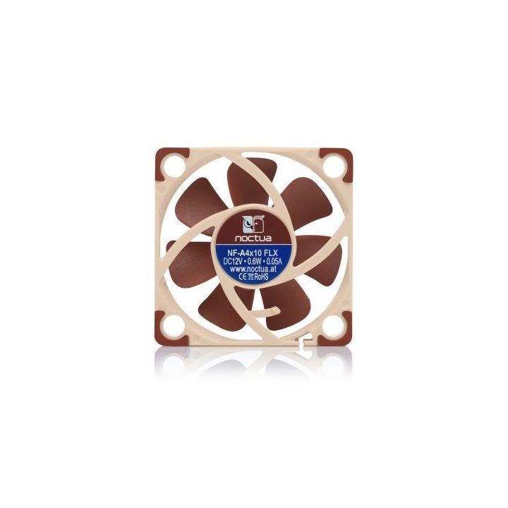 Noctua NOC-NF-A4X10-FLX computer cooling component Computer case Fan 4 cm Beige Brown 1 pc(s)