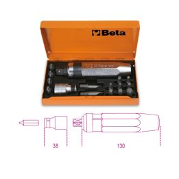 Beta 1295/C14 Giravite a percussione con 14 inserti e bussola portainserti 012950108