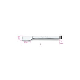 Beta 1343 Scalpello piatto con tagliente laterale 013430001