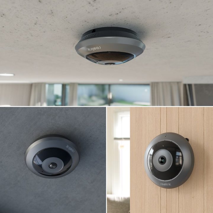 Reolink Fisheye Series P520 - 6MP Indoor Fisheye PoE Camera 360° View Multiple Display Modes Person Detection