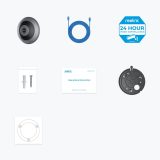 Reolink Fisheye Series P520 - 6MP Indoor Fisheye PoE Camera 360° View Multiple Display Modes Person Detection