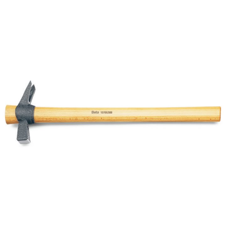 Beta 1376X 300 Martelli a testa quadra, con sede portachiodo e penna a granchio per carpentieri manico in legno 013760130