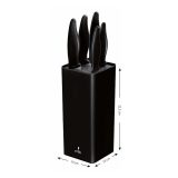 Smile SNS-6 6-piece block knife set black