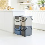 ROTHO Albula Cappuccino - waste sorting container - 25l
