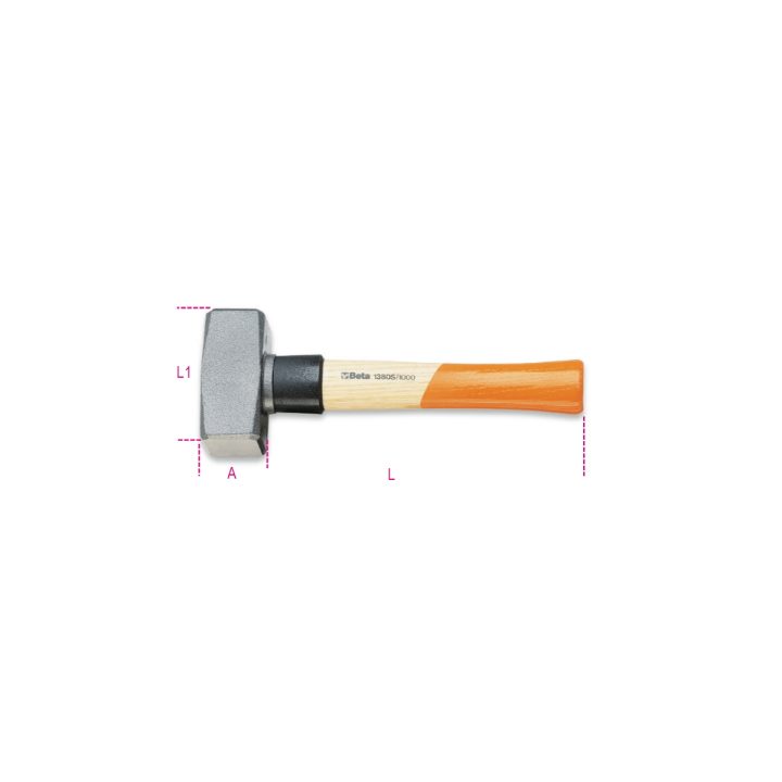 Beta 1380S 800 Mazzette con collare salvamanico manico in legno 013800400