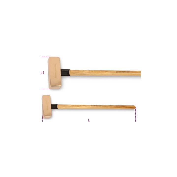 Beta 1381BA 5000 Mazze antiscintilla manico in legno 013810850