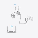Reolink W430 - 4K Outdoor Camera Next-Gen Wi-Fi 6 5X Optical Zoom Person/Vehicle/Animal Detection Color Night Vision