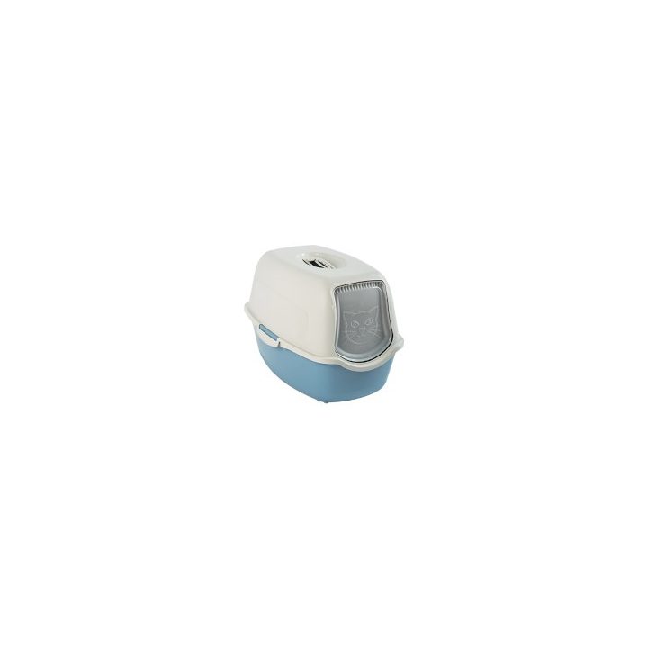 ROTHO Bailey Hooded litter box Blue White