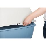 ROTHO Bailey Hooded litter box Blue White