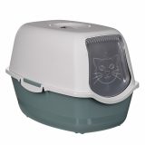 ROTHO Bailey Hooded litter box Green White
