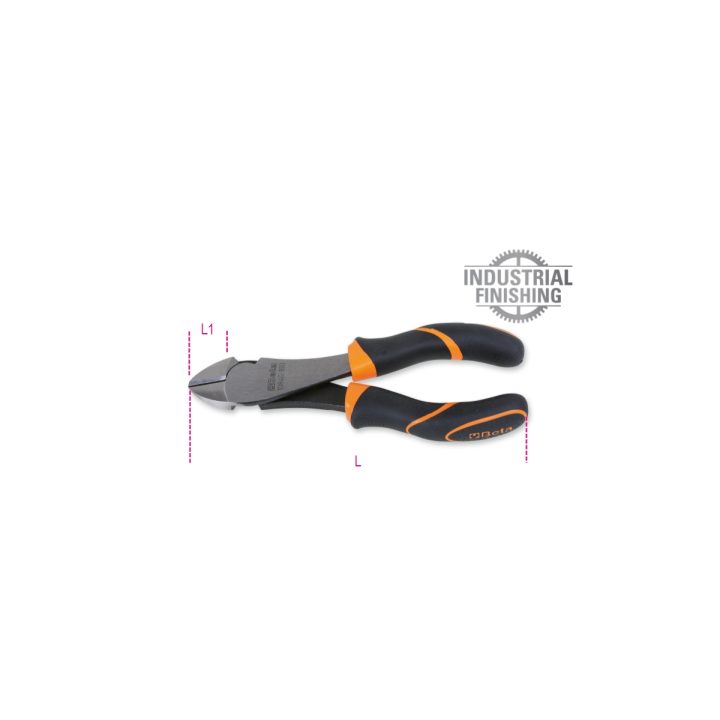 Beta 1084GBM 200 Tronchesi a grande effetto a taglienti diagonali impugnatura bimateriale, finitura industriale 010840270