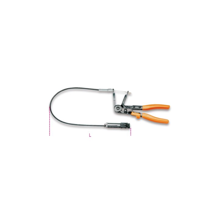 Beta 1472AUP Pinza automatica con prolunga per anelli stringitubo 014720105