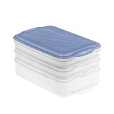 ROTHO Rondo Horizon blue - food storage container - 2 x 0 75l 1 x 1 35l