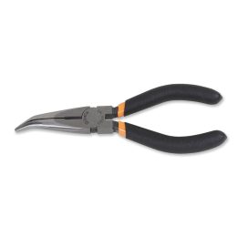 Beta 1168G 200 Pinze a becchi mezzotondi lunghissimi piegati zigrinati manici ricoperti con 2 strati di PVC antiscivolo finitura