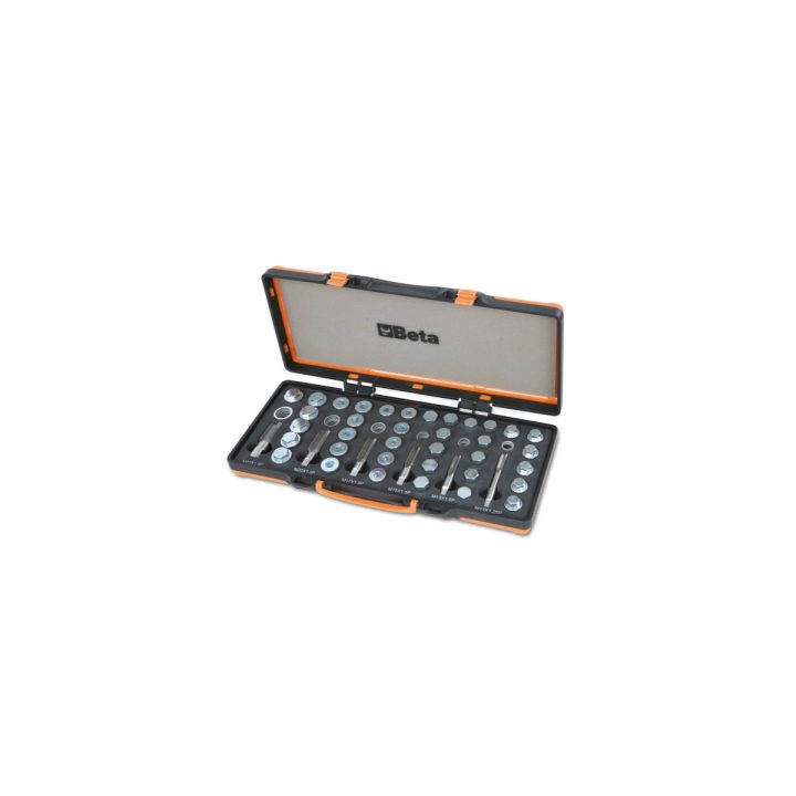 Beta 1495/C6 Assortimento di utensili per la riparazione dei filetti della coppa olio 014950500