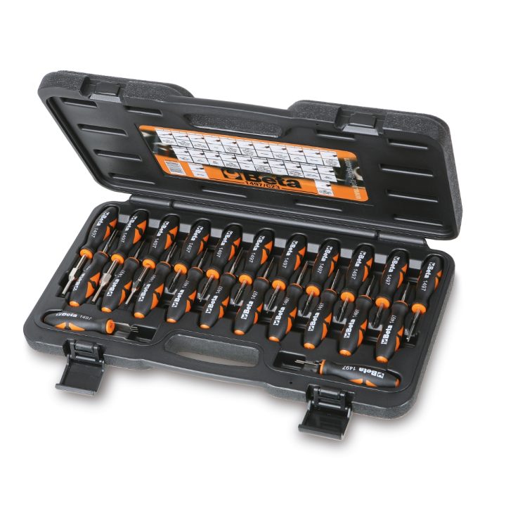 Beta 1497/C23 Assortimento 23 utensili per sblocco connettori elettrici 014970200