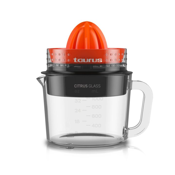 Taurus Citrus Glass electric citrus press 1 L 30 W Black Red Transparent