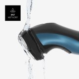 Taurus 3 Side Shave IPX7 Rotation shaver Trimmer Black Blue