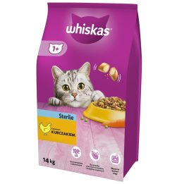?Whiskas STERILE cats dry food Adult Chicken 14 kg